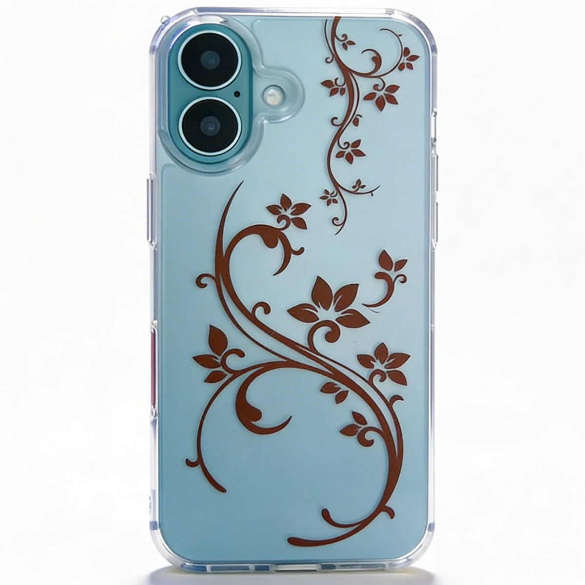 Vine Floral Clear iPhone Case
