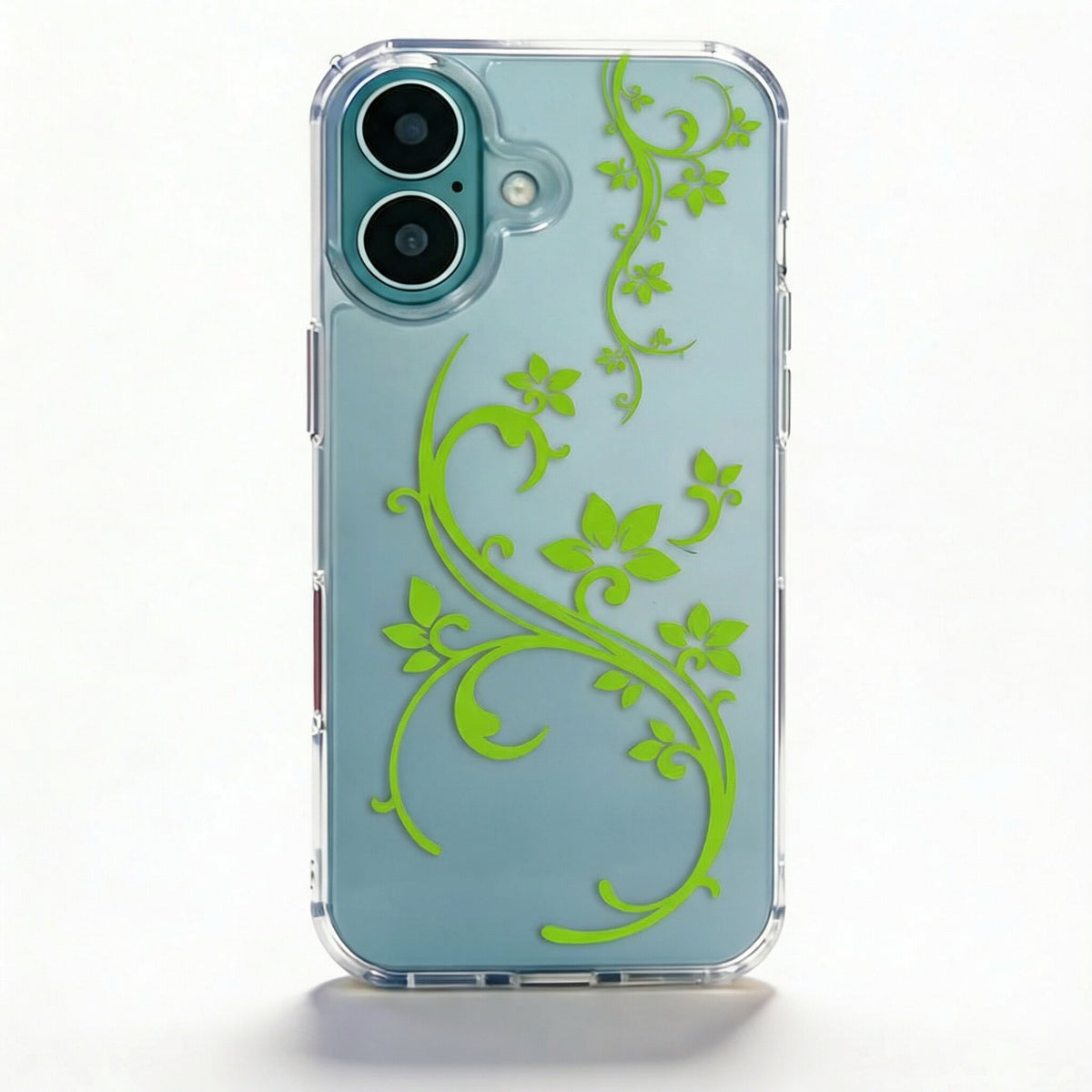 Vine Floral Clear iPhone Case