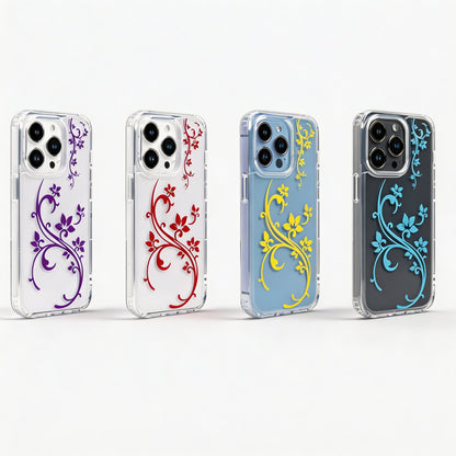 Vine Floral Clear iPhone Case