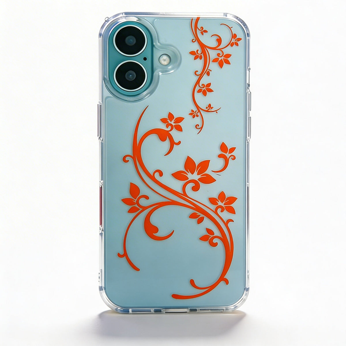 Vine Floral Clear iPhone Case