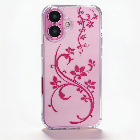 Vine Floral Clear iPhone Case
