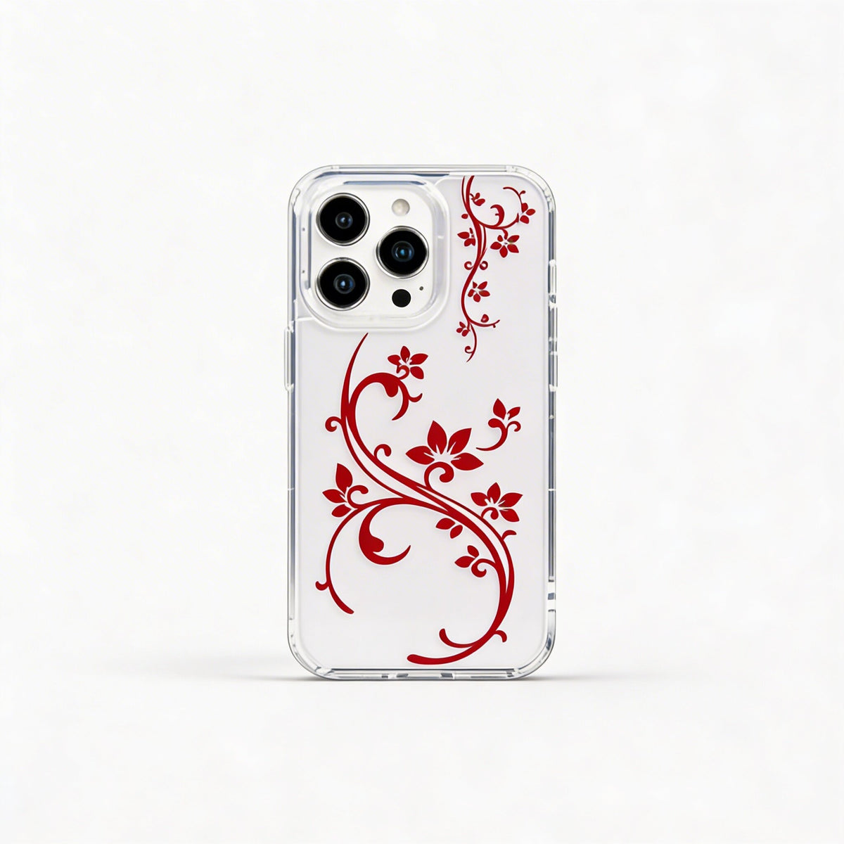 Vine Floral Clear iPhone Case