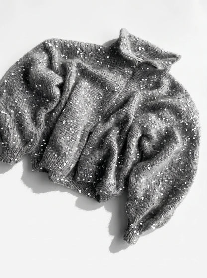 Cosmic Dust Sequin Sweater