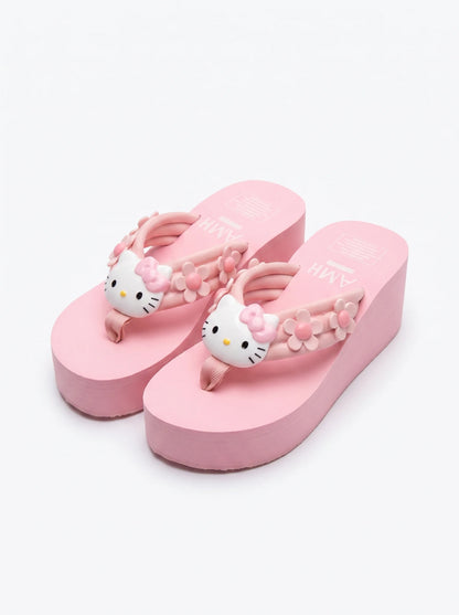 Hello Kitty Sunflower Platform Heels