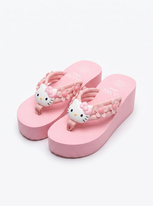 Hello Kitty Sunflower Platform Heels