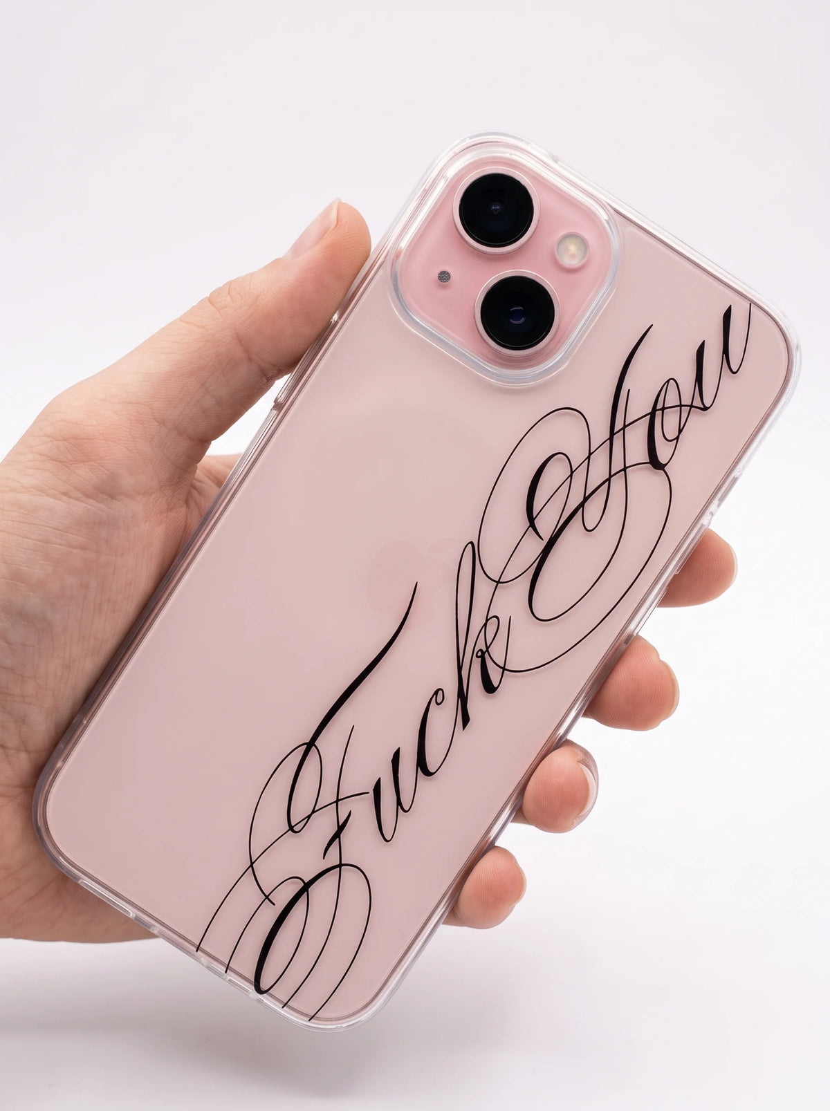 Cursive Text F-U Case