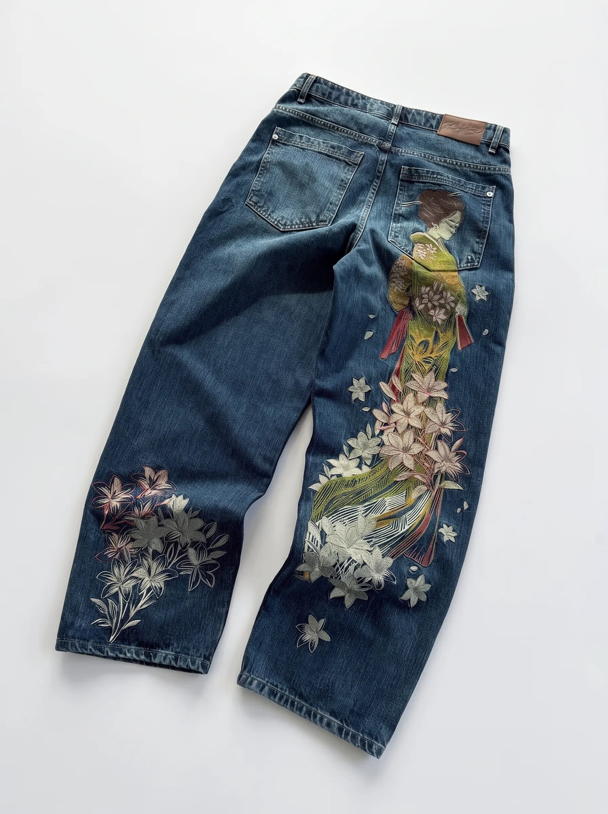Japanese Woman Geisha Jeans