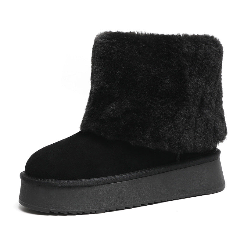 Winter Faux Fur Ankle Boots