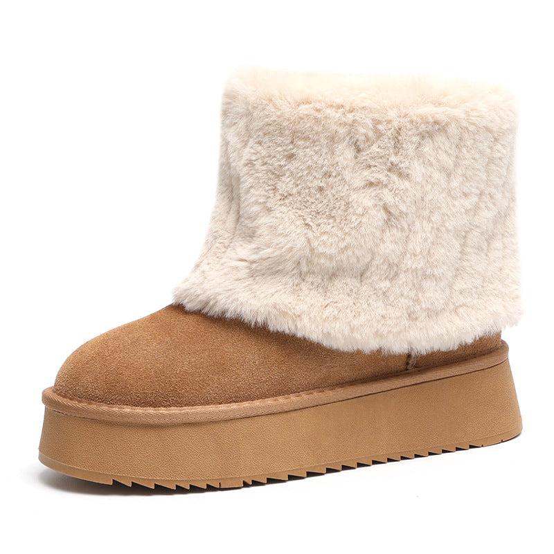 Winter Faux Fur Ankle Boots