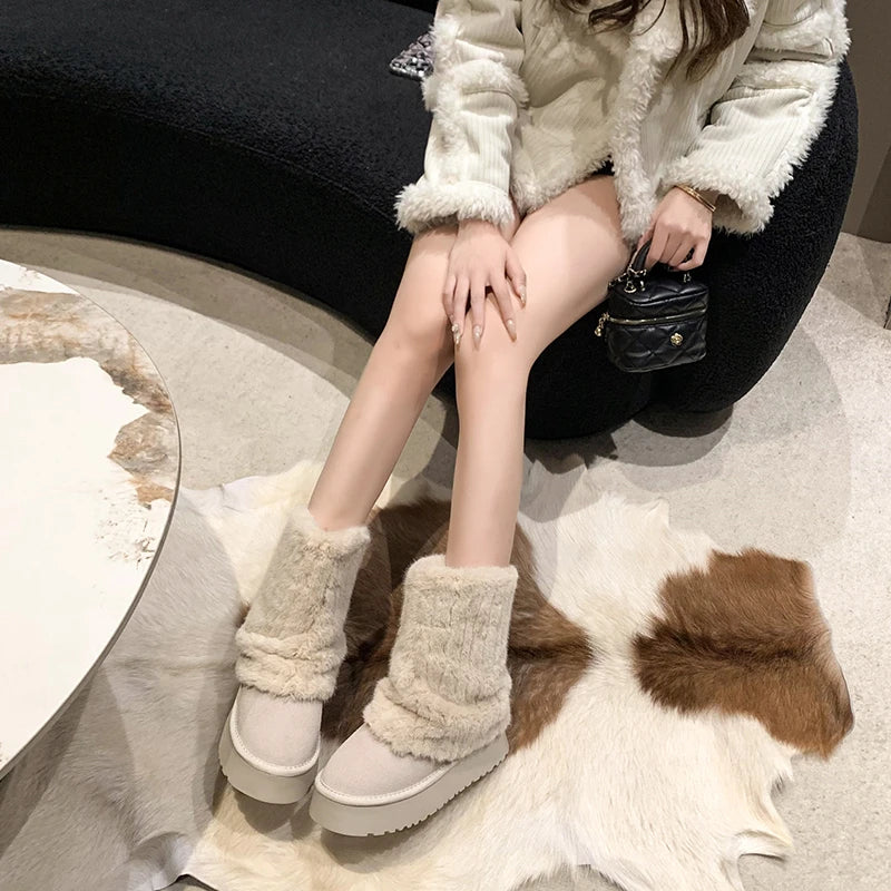 Winter Fur Mid-Calf Boot