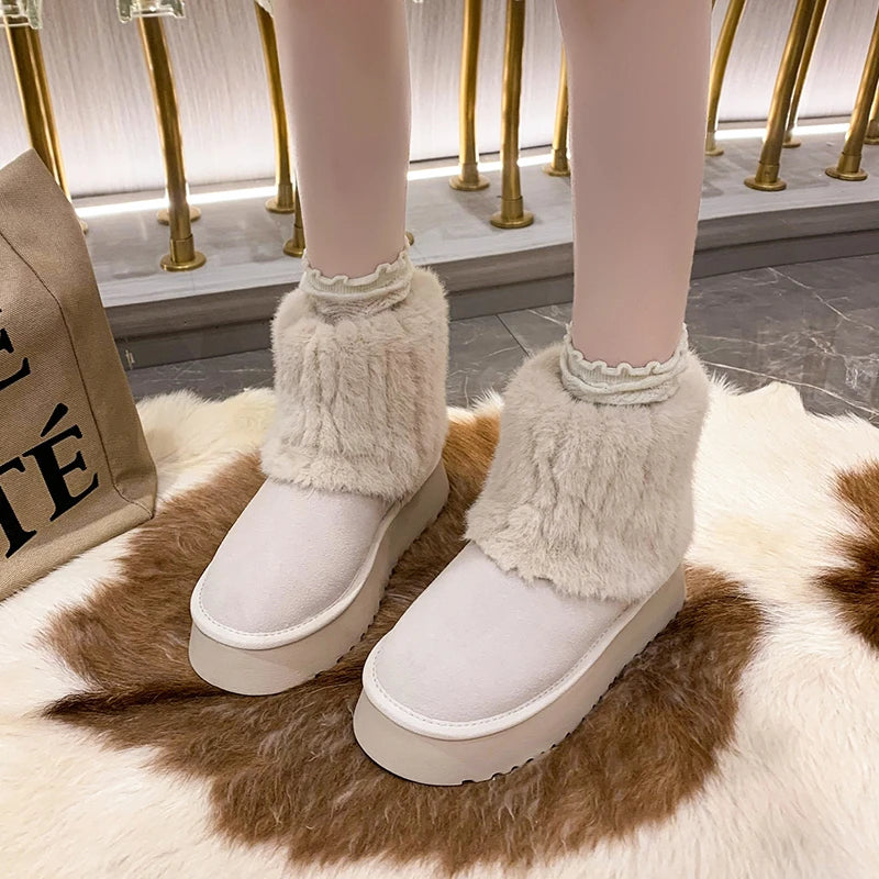 Winter Fur Mid-Calf Boot