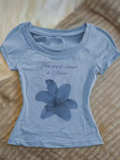 "You Were Made to Bloom" Lilies Tee