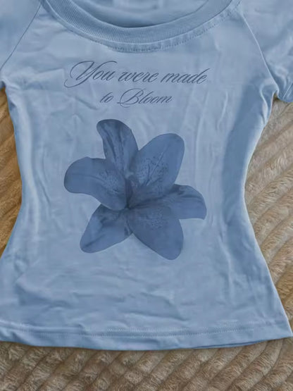 "You Were Made to Bloom" Lilies Tee