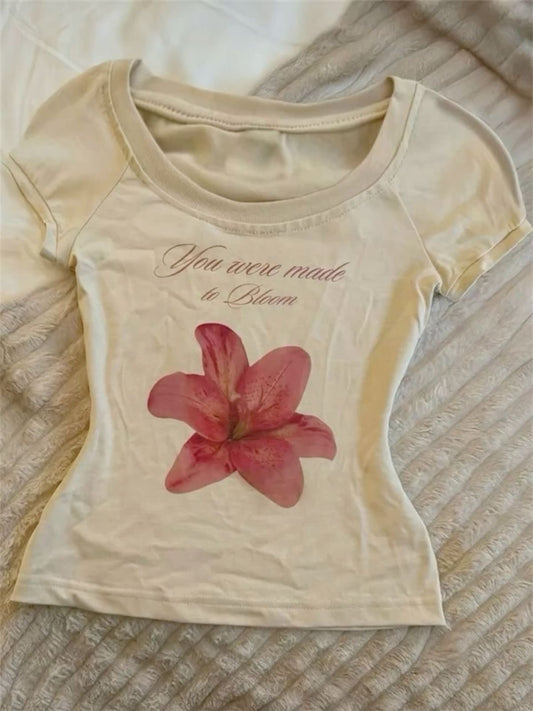"You Were Made to Bloom" Lilies Tee