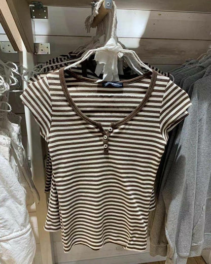Zelly Striped Blouse