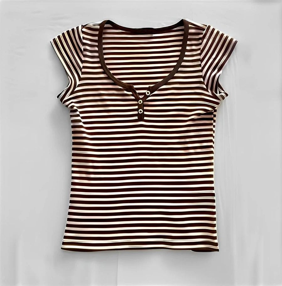 Zelly Striped Blouse