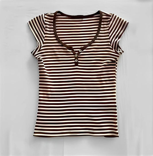Zelly Striped Blouse