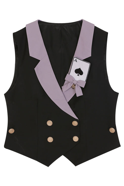 Ace Of Spades Lolita Cosplay Costume-Luxandluxy