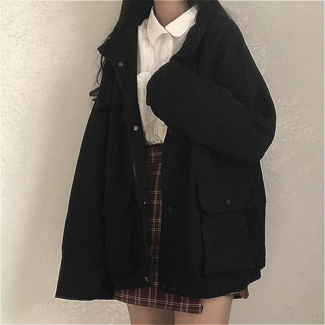 Aesthetic Basic Jacket-Luxandluxy