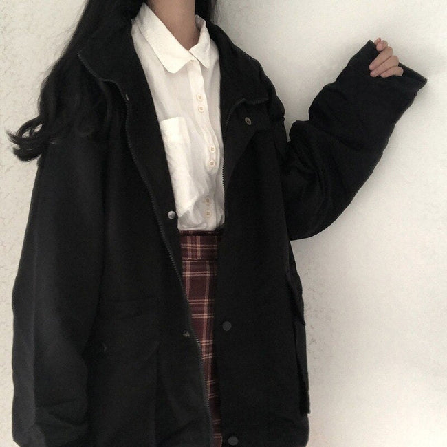 Aesthetic Basic Jacket-Luxandluxy