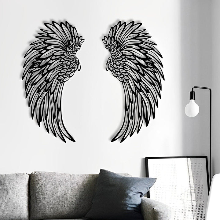 Angel Wings LED Metal-Luxandluxy