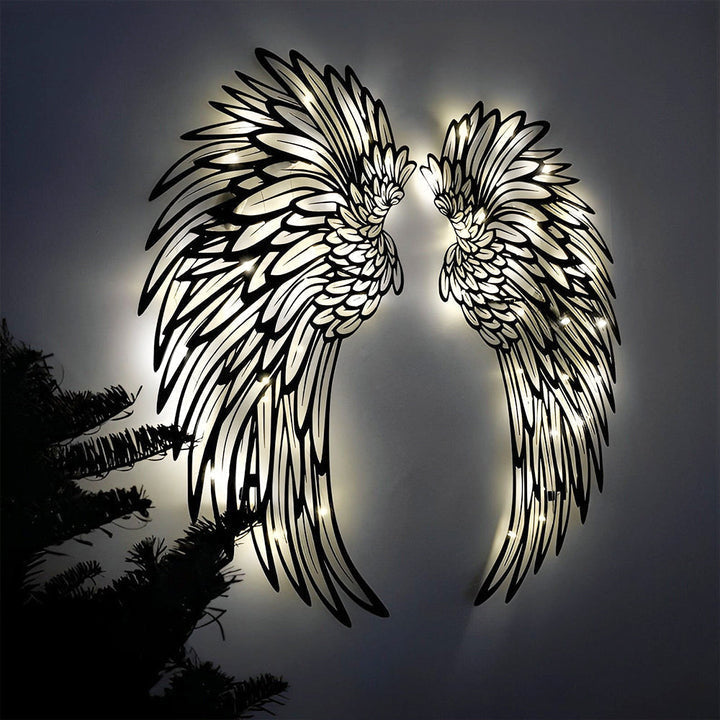 Angel Wings LED Metal-Luxandluxy