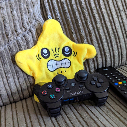 Angry Moving Star Plush-Luxandluxy