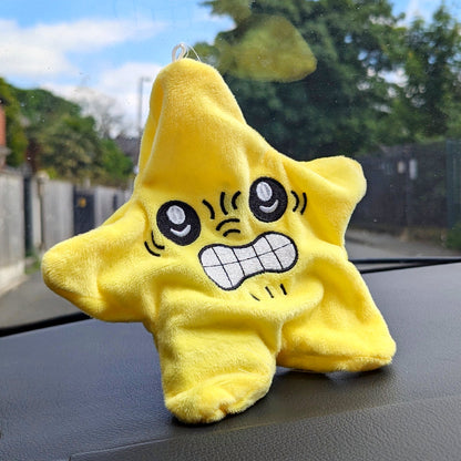 Angry Moving Star Plush-Luxandluxy