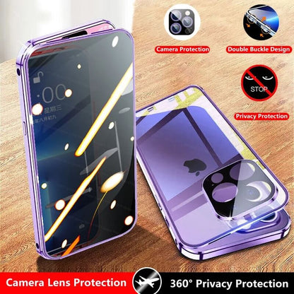 Anti-Peep Privacy iPhone 15 Case-Luxandluxy