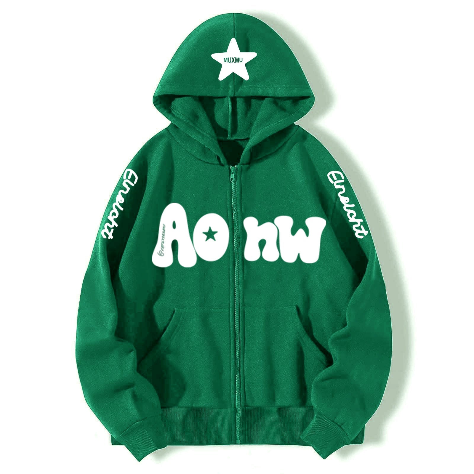 'Aonw' Star Hoodie-Luxandluxy