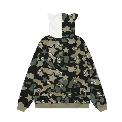 Armed Hello Kitty Camo Hoodie-Luxandluxy