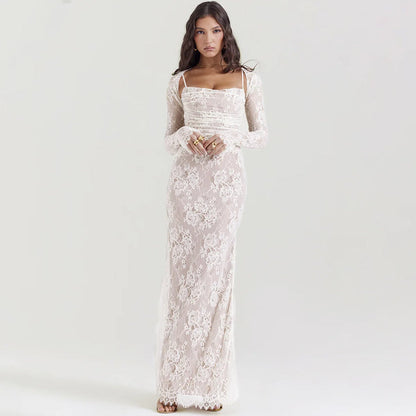 Artemis Lace Maxi Dress-Luxandluxy