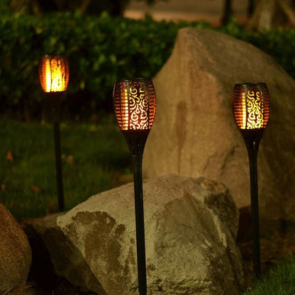 Artificial Flame Torch Solar Light-Luxandluxy