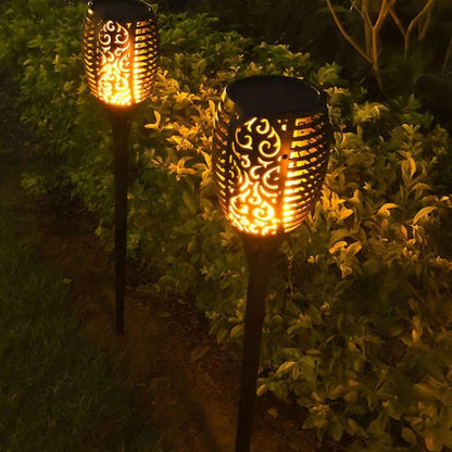 Artificial Flame Torch Solar Light-Luxandluxy