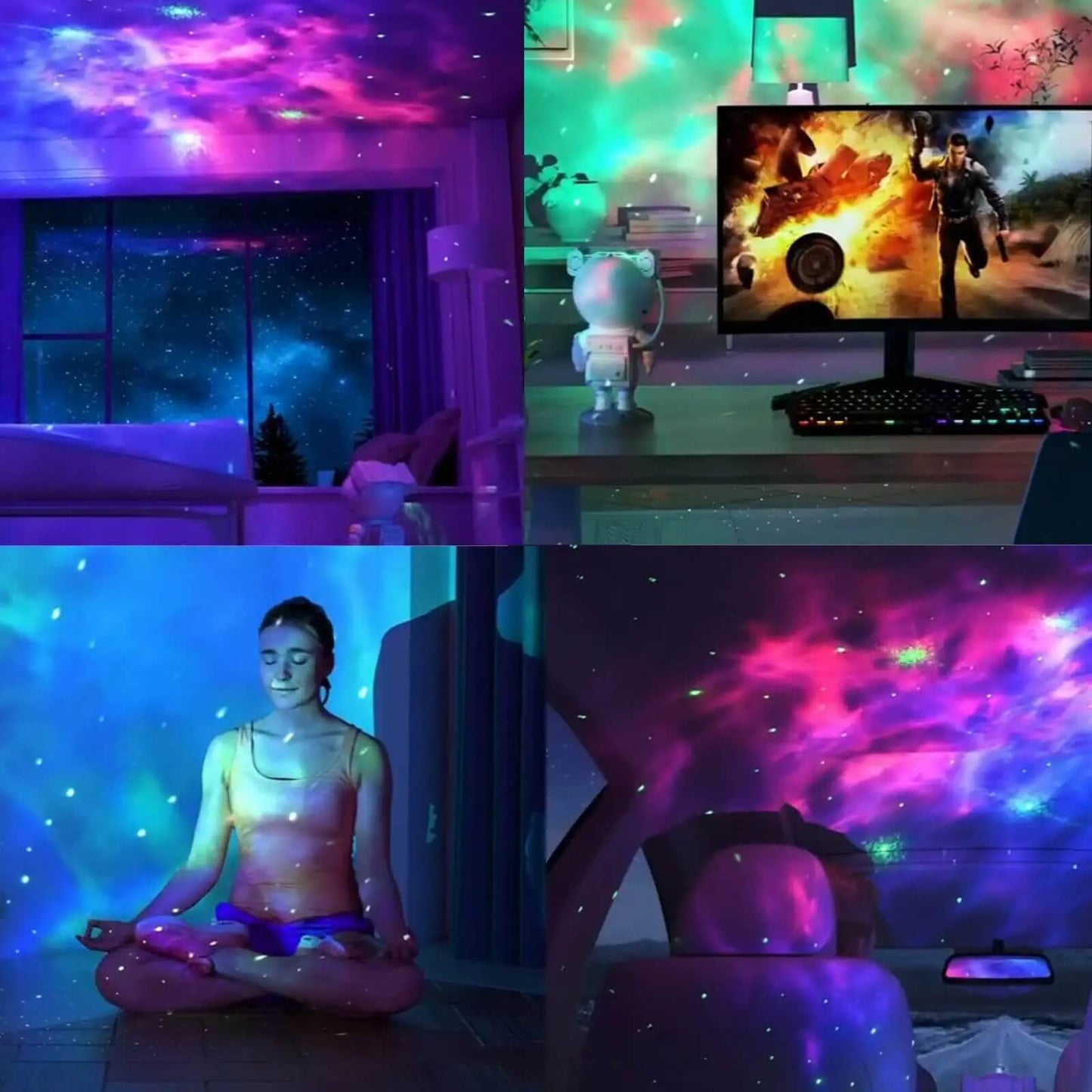 Astronaut Galaxy Projector Night Light-Luxandluxy