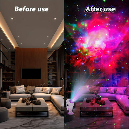 Astronaut Galaxy Projector Night Light-Luxandluxy