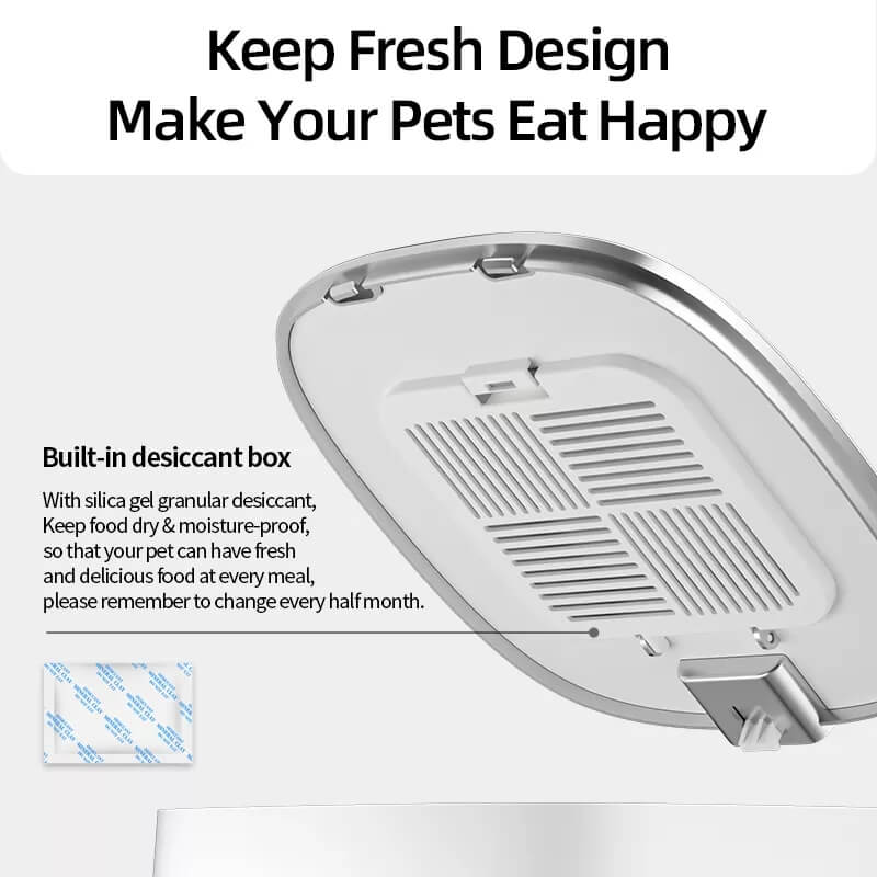 Automatic Pet Cat Feeder - 4L Capacity-Luxandluxy