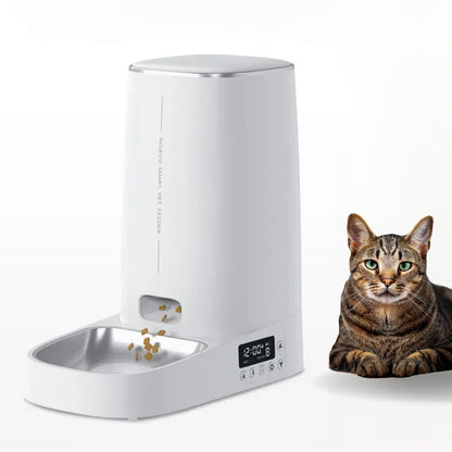 Automatic Pet Cat Feeder - 4L Capacity-Luxandluxy