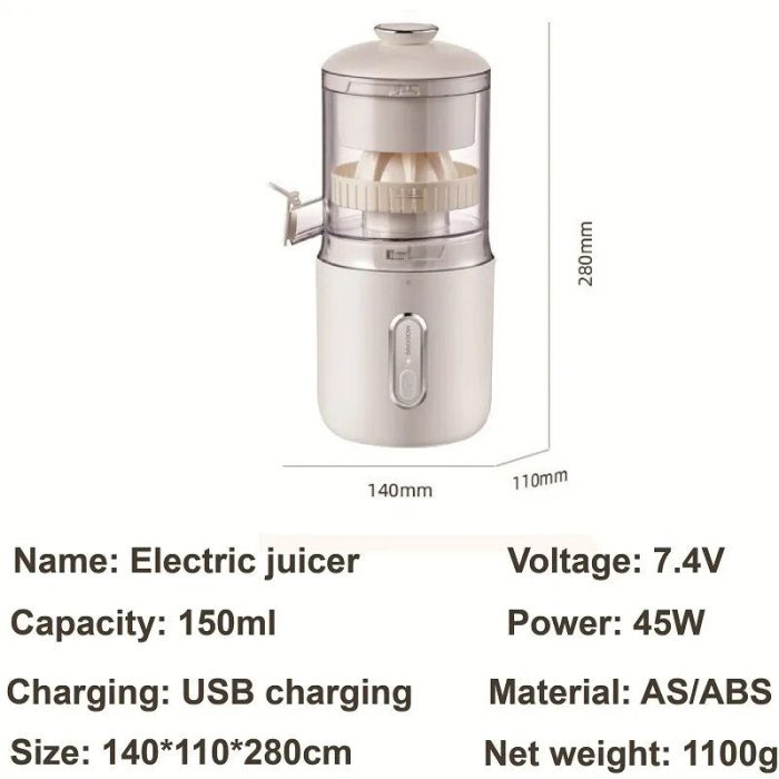 Automatic Wireless Fruit Juicer-Luxandluxy