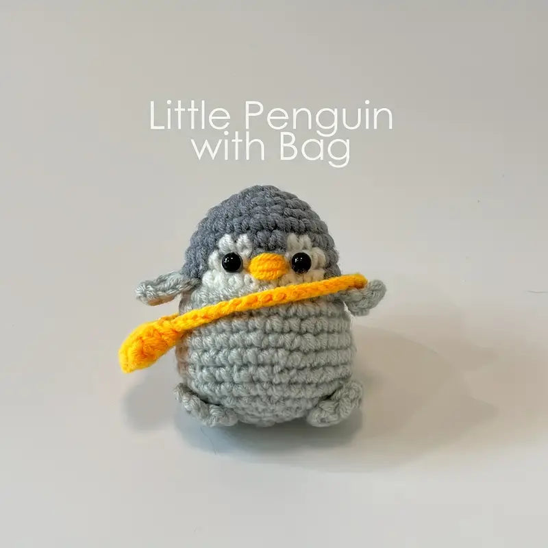 Penguin Crochet DIY Kit with Tutorials