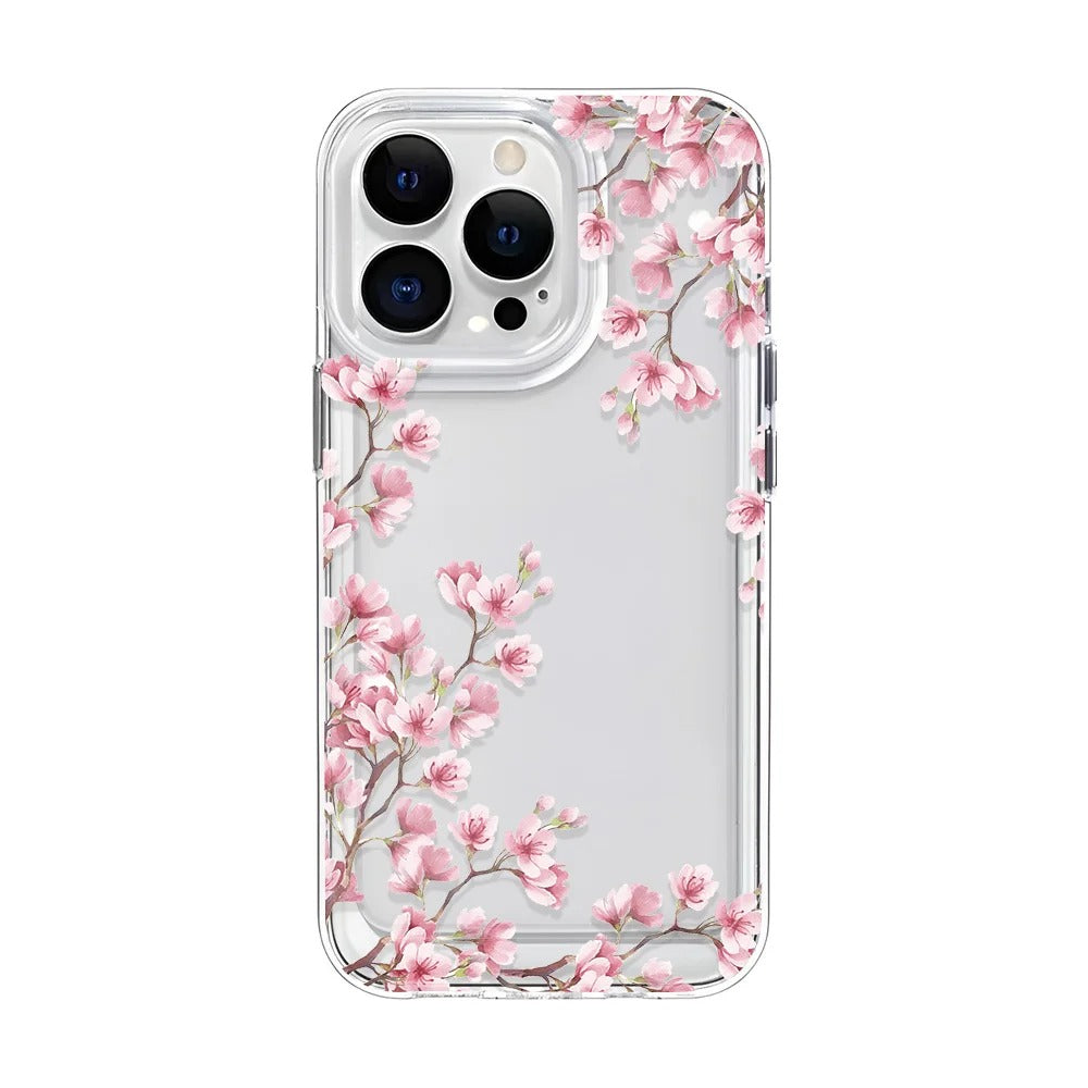 Sakura Tree Branch Clear iPhone Case