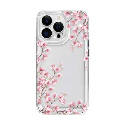Sakura Tree Branch Clear iPhone Case