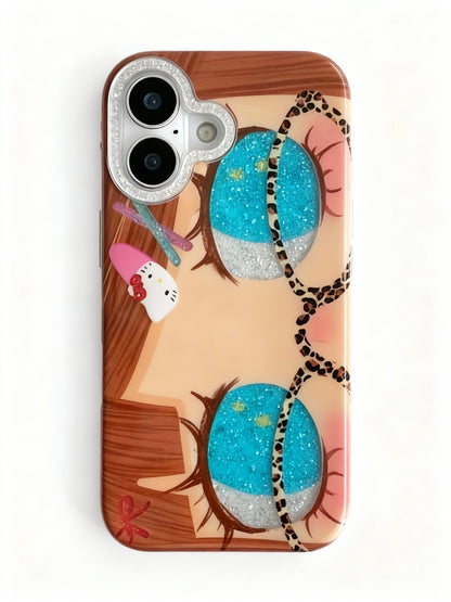 Anime Girl Blue Eyes iPhone Case