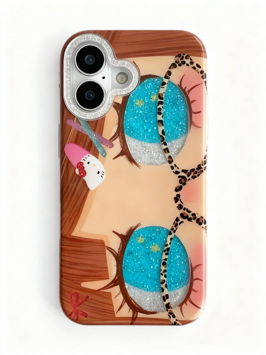 Anime Girl Blue Eyes iPhone Case