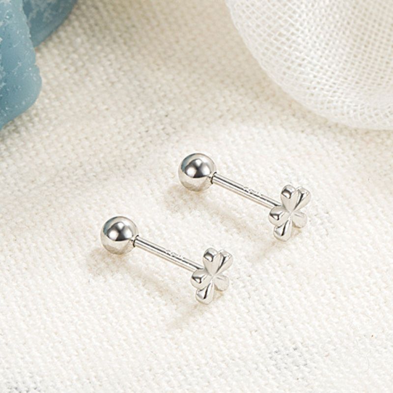 Ball Lock Asterisk Stud Earrings-Luxandluxy