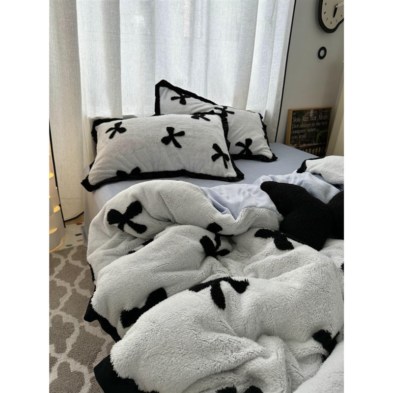 Bowknot Bedding Set-Luxandluxy