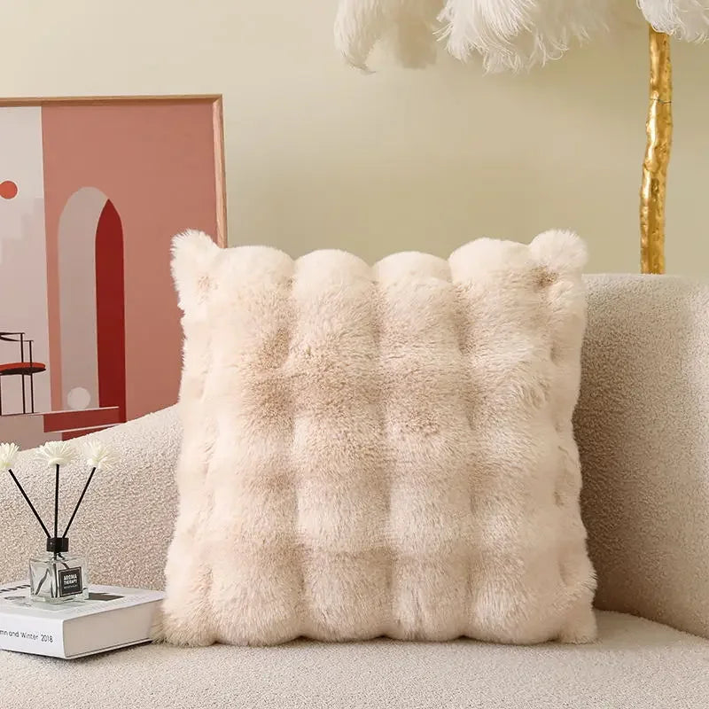 Bubble Fur Bedding Set-Luxandluxy