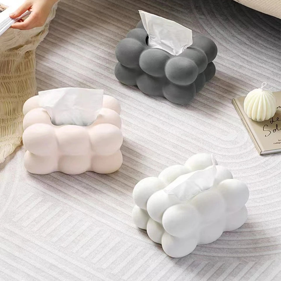 Bubble Shaped Tissue Box Holder-Luxandluxy