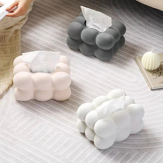 Bubble Shaped Tissue Box Holder-Luxandluxy