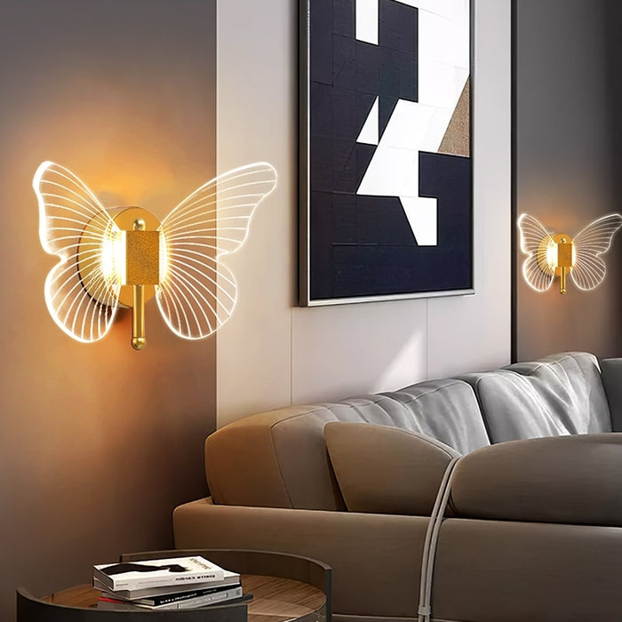 Butterfly Shaped Wall Light-Luxandluxy